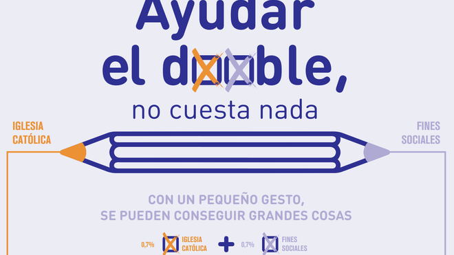 Cartel de la campaña del IRPF
