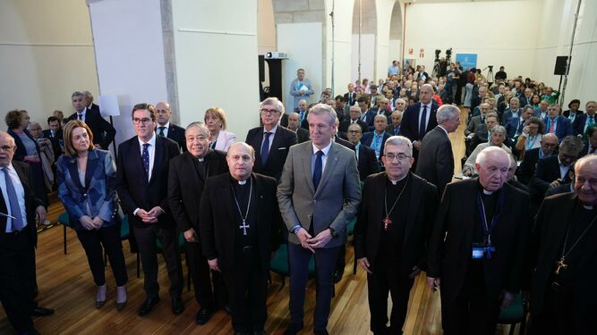 Inauguración del II Encuentro de Empresarios en Santiago de Compostela