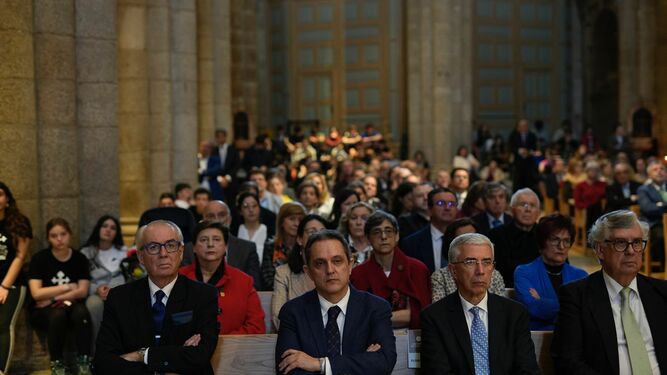 Juan Vietes, a la derecha, con otros partipantes en el II Encuentro de Empresarios