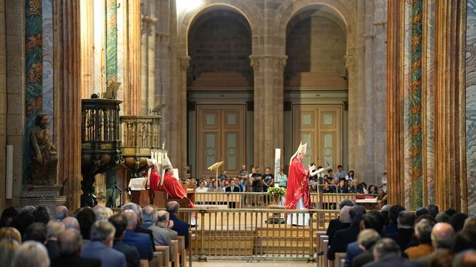 Msa del Peregrino, presidida por Paglia, en la catedral compostelana