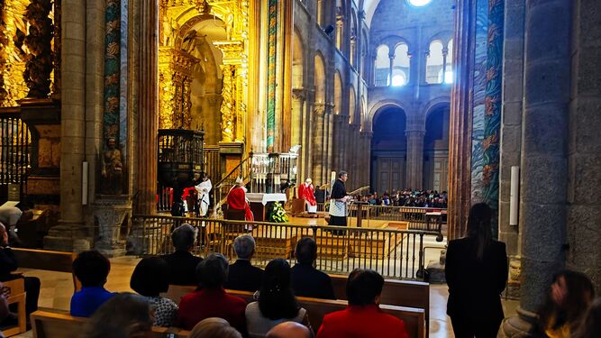 Mia del Peregrino con los empresarios católicos