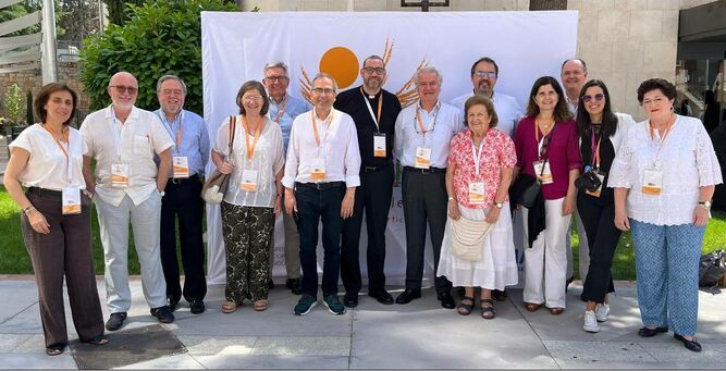 Óscar Díaz y grupo sinodal