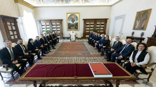 Francisco, con los 15 alcaldes de las ciudades Patrimonio de la Unesco