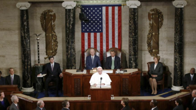 Francisco, en su histórico discurso ante el Congreso de los Estados Unidos en 2015