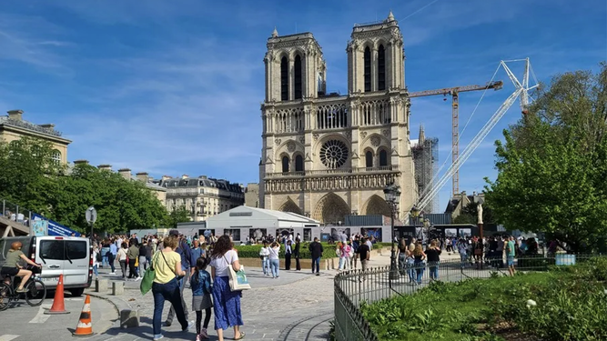 Se espera que 15 millones de personas visiten Notre Dame