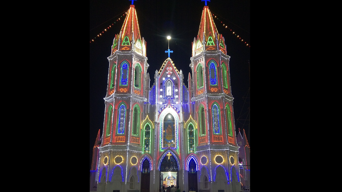El santuario de Velankanni