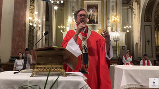 Monseñor García Cuerva en San Expedito