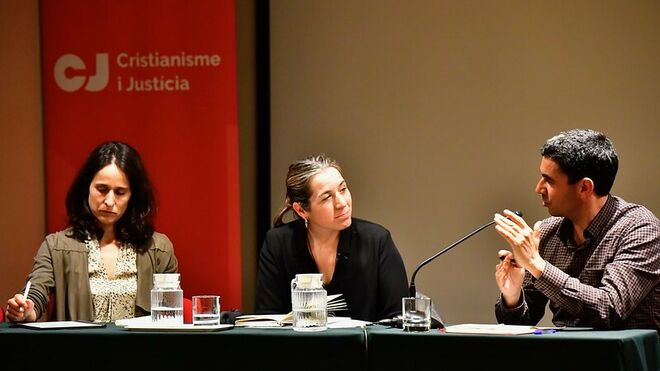 Laura Mor, Mar Griera y Jordi Pacheco
