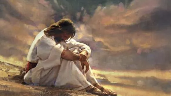 Jesús en el desierto