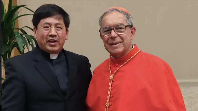 Cardenal Rueda y Víctor Moreno