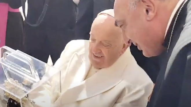 Benavent, con el papa Francisco