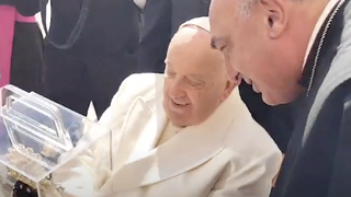 Benavent, con el papa Francisco