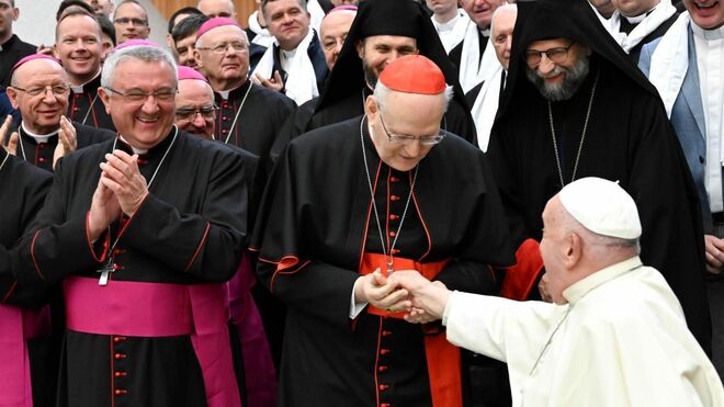 Papa recibe a un grupo de peregrinos húngaros