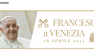 Cartel de la visita papal