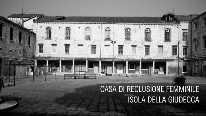 El centro de detención de mujeres en la isla de Giudecca