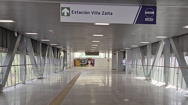 Estación de Villa Zaita en el metro de Panamá