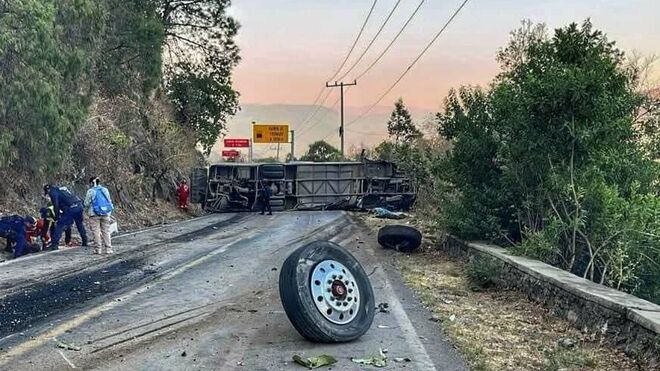 Accidente del autobús en Chalma