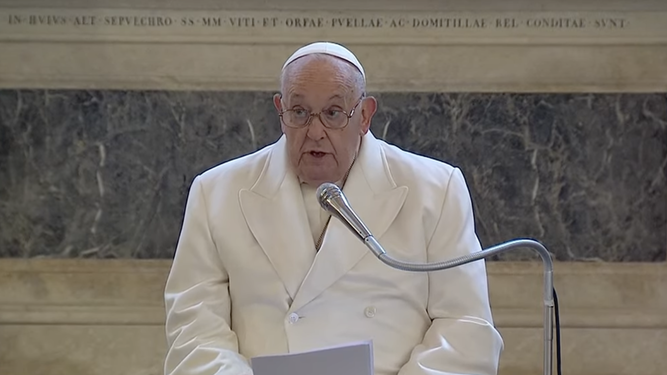 El Papa, a los artistas