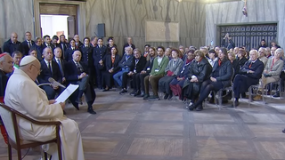 Francisco inauguró la Bienal de Venecia