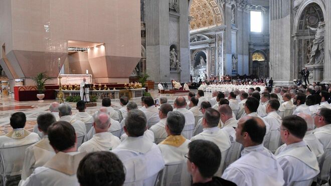 Misa aniversario de la canonización de Juan PabloII y Juan XXIII