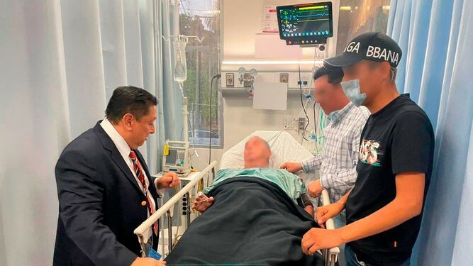 Mons. Salvador Rangel en hospital