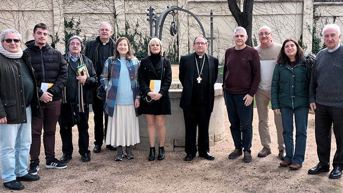 El obispo Abilio Martínez en un encuentro de Pastoral Obrera