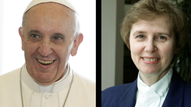 Papa Francisco y Jeannine Gramick