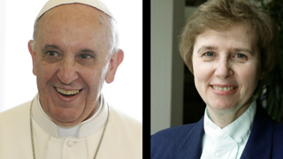 Papa Francisco y Jeannine Gramick
