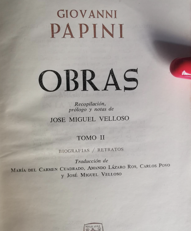 Libro de Papini