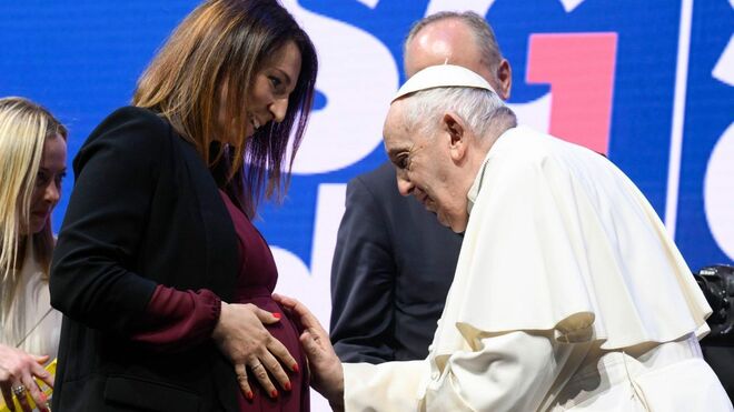 Francisco en los 'Estados Generales de la Natalidad' en 2023