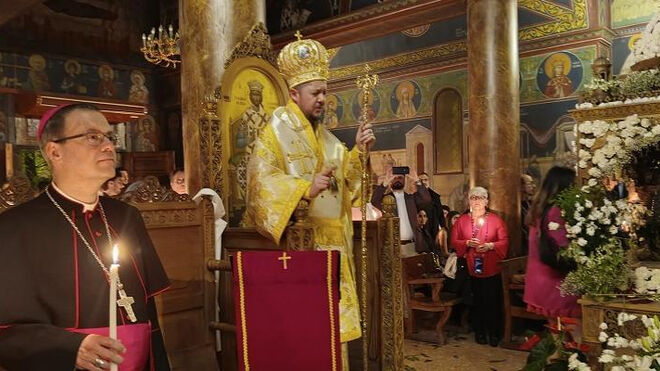 Vigilia Pascual  de la Iglesia ortodoxa en Madrid