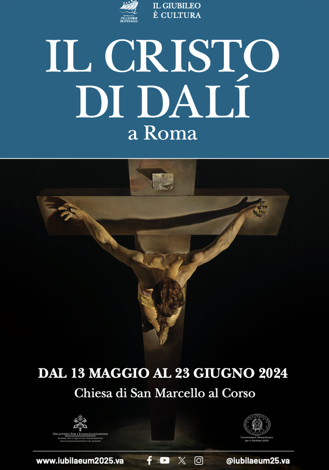 El Cristo de Dalí, en Roma