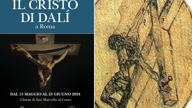 El Cristo de Dalí y el de San Juan de la Cruz, expuestos juntos por primera vez