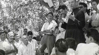 Imagen del Padre Llanos en su juventud