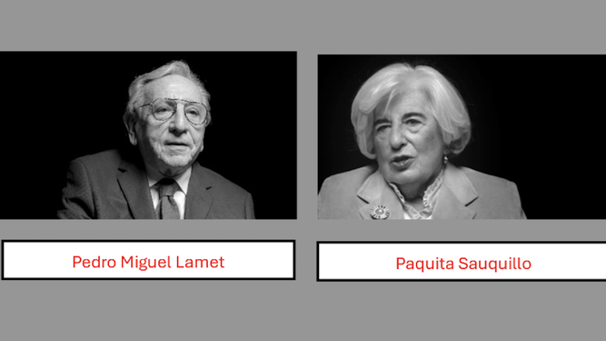 Lamet y Sauquillo, dos de los entrevistados para el documental del padre Llanos