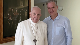 El Papa y Juan Carlos Cruz