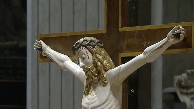 El Cristo de la Basílica del Vaticano