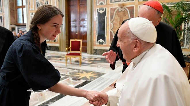 Matviychuk saluda al Papa