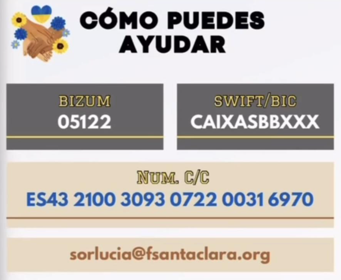 Ayudas a Sor Lucía