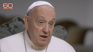 Francisco en el programa 60 minutos de la CBS