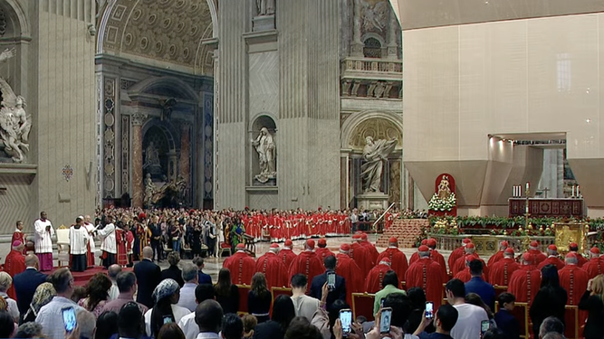 Misa de Pentecostés en el Vaticano