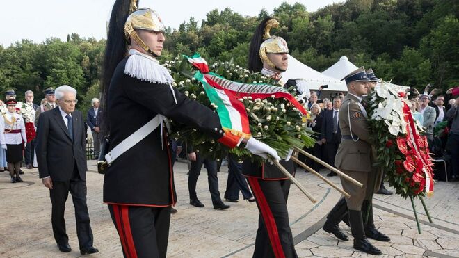 Los presidentes de Italia y Polonia, Mattarella y Duda