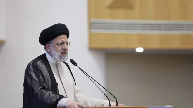 El presidente Raisi