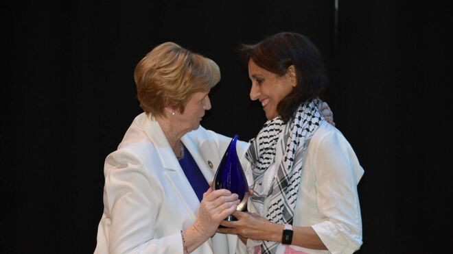 Entrega del premio a Helena Maleno