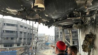 El patriarca de Jerusalén visita Gaza