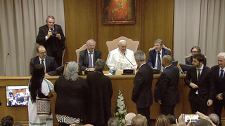 El Papa, con Scholas