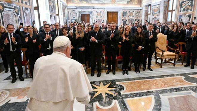 Audiencia del Papa a los cirujanos plásticos