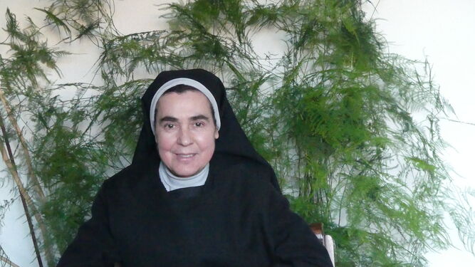 Sor Ernestima, abadesa del monasterio de Santa María de Carbajal, en León
