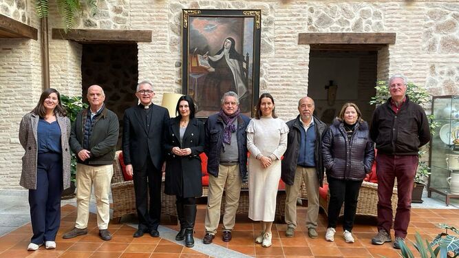 Miembros de la asociación Amigos de los Conventos de Toledo