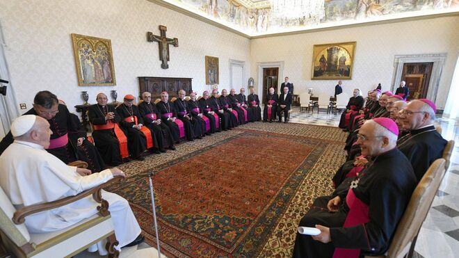 El Papa, con los obispos portugueses